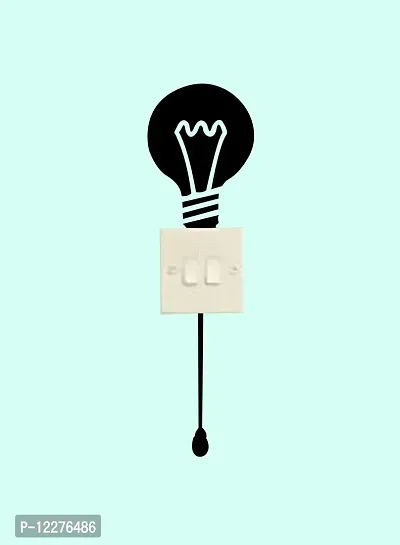 Alien , Bulb , Dog Love , Panda Switch Board Sticker-thumb3