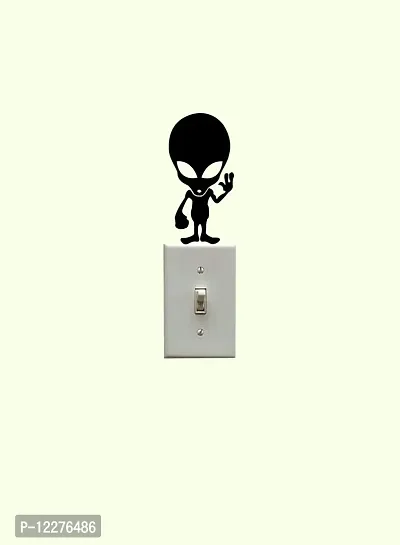 Alien , Bulb , Dog Love , Panda Switch Board Sticker-thumb2