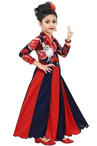 Chandrika Girls Full Length Gown Dress (CPGL0017,RED,26)-thumb1