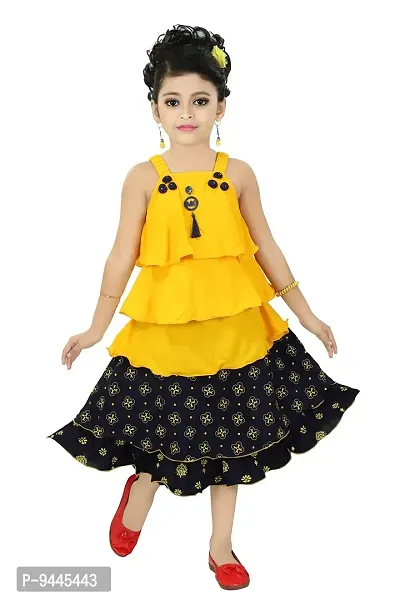 Chandrika Kids Festive Skirt and Top Set for Girls