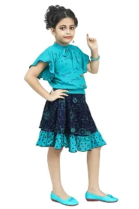 Chandrika Kids floral Skirt and Top Set for Girls-thumb1