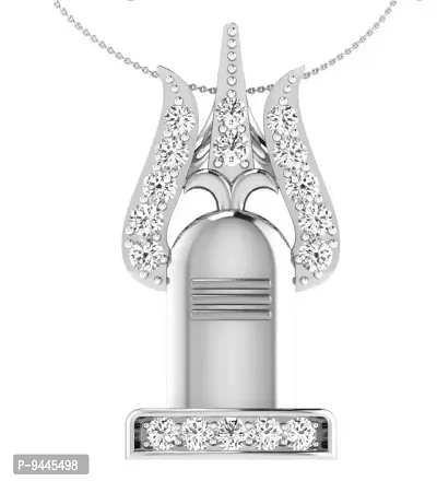 Chandrika Pearls Shiv Pendant Cz God Pendant Men Women Fashion Jewellery With Chain-thumb0