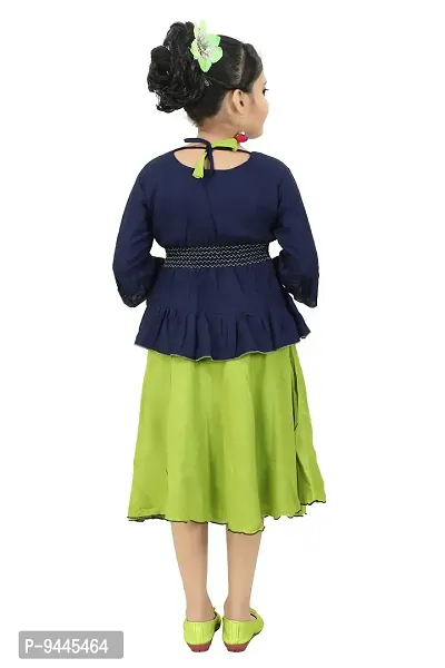 Chandrika Kids Festive Skirt and Top Set for Girls-thumb3