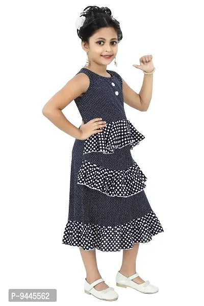 Chandrika Kids Ruffled Party Dress for Girls-thumb2