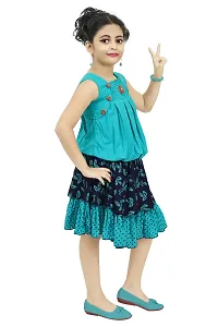 Chandrika Kids comfertable Skirt and Top Set for Girls-thumb1