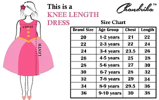 Chandrika Girl's A-Line Knee Length Dress-thumb3