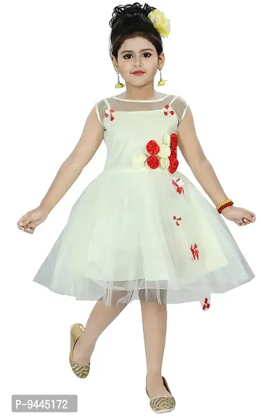 Chandrika Girls' Knee Length Dress-thumb0