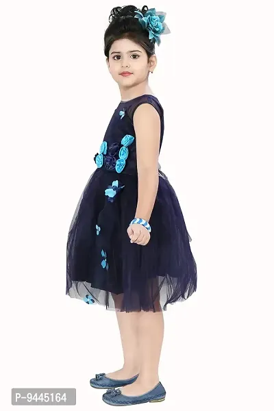 Chandrika Girl's Knee Length Dress-thumb2