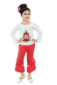 Chandrika Kids Capri Top Casual Set for Girls-thumb1