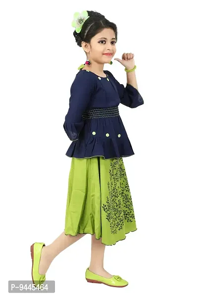 Chandrika Kids Festive Skirt and Top Set for Girls-thumb2