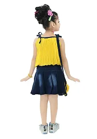 Chandrika Girls Casual Skirt and Top Set with Bag for Kids-thumb2