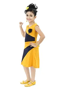 Chandrika Girls Casual Midi Dress for Kids-thumb2