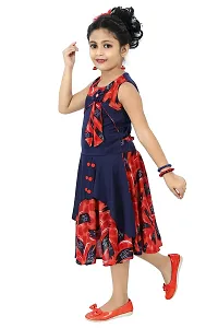 Chandrika Kids Party Midi Dress for Girls-thumb1