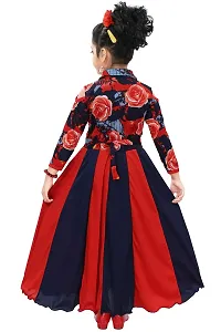 Chandrika Girls Full Length Gown Dress (CPGL0017,RED,34)-thumb2