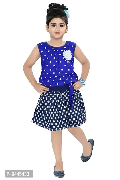 Chandrika Kids Casual Skirt and Top Set for Girls