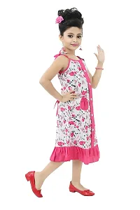 Chandrika Kids Casual Dress for Girls Pink-thumb1