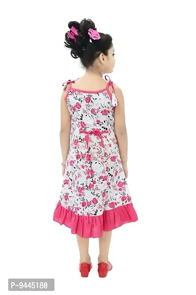 Chandrika Kids Casual Dress for Girls Pink-thumb3