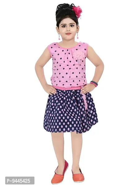 Chandrika Kids Casual Skirt and Top Set for Girls