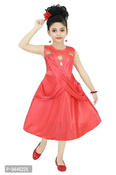 Chandrika Kids Midi Party Dress for Girls-thumb0