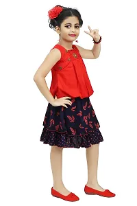 Chandrika Kids comfertable Skirt and Top Set for Girls-thumb2