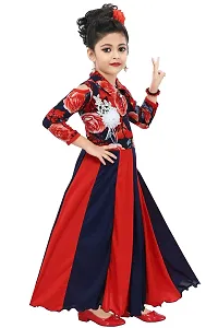 Chandrika Girls Full Length Gown Dress (CPGL0017,RED,34)-thumb1