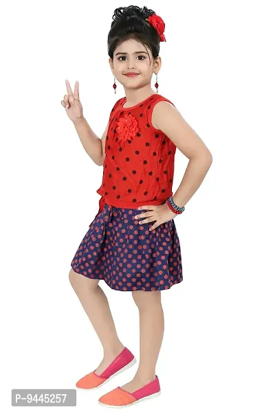 Chandrika Girls' Knee Length Dress-thumb2