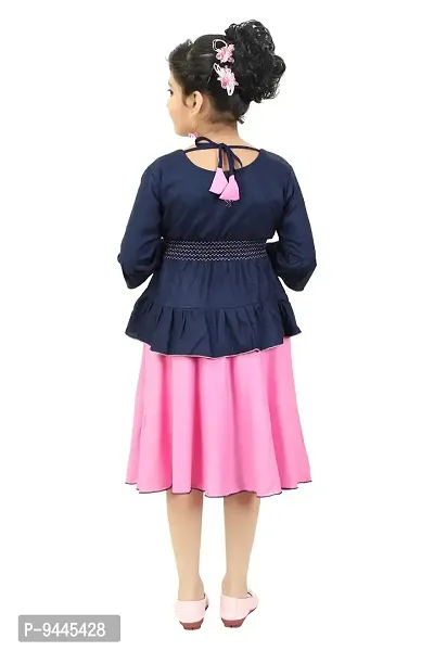 Chandrika Kids Festive Skirt and Top Set for Girls-thumb3
