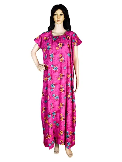 AS Fabrics Women Nighty for Women ASAHGT 02