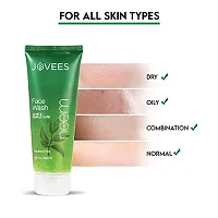 Jovees Herbal Neem Face Wash For All Skin Types ndash; Natural Cleanser for Acne and Pimples ndash; Paraben  Alcohol Free, 120 ML (Pack of 3)-thumb4