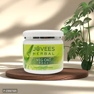 Jovees Herbal Veg Oat Face Peel Removes Acne Pimple and Tanning | with Almond Powder and Wheat Grain 100g-thumb3