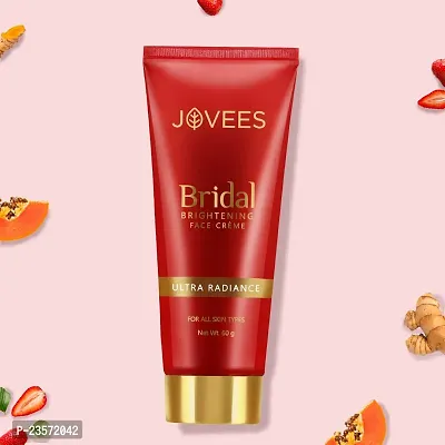 Jovees Herbal Bridal Face Cream | For Natural Glow and Brightness | Ultra Radiance, Hydrated and Flawless skin |Daily Use | For All Skin Types | Paraben and Alcohol Free | 60 GM-thumb3
