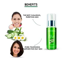 Jovees Herbal Cucumber Skin Toner | Toner for Oily, Sensitive and Acne Prone Skin | Pore Tightening and Glowing Skin| 100% Natural | For Normal to Oily Skin 200 ML Each (Pack of 2)-thumb3