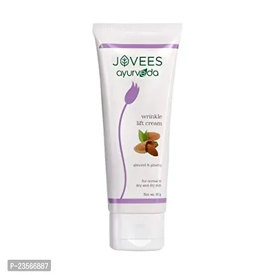 Jovees Herbal Almond  Ginseng Wrinkle Lift Face Cream, 60 gms | Anti-Wrinkle  Anti-Ageing Face Cream| All Skin Types | Paraben  Alcohol Free