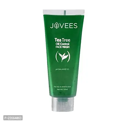 JOVEES Tea Tree Oil Control Face Wash, Green, 120 ml-thumb4