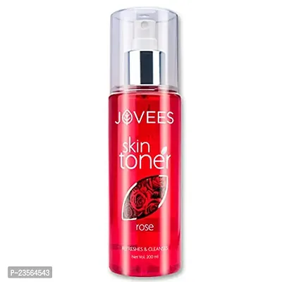Jovees Herbal Rose Toner For Face, 200 ml | Rose Water and Vitamin C Toner for All Skin Types | Paraben  Alcohol Free