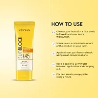 Jovees Sun Block Sunscreen SPF 45 | For Dry Skin | Water Proof, UVA/UVB Protection, Moisturization| Paraben and Alcohol Free | For Women/Men | Paraben And Alcohol Free | 50 G-thumb4