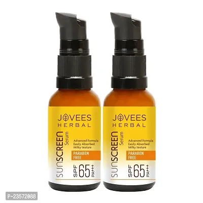 Jovees Sunscreen Face Serum SPF 65 PA+++ 30 ML (Pack of 2)-thumb0