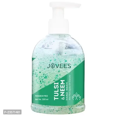 Jovees Herbal Tulsi  Neem Hand Wash With Rich Jojoba Oil Granuies 300 ml