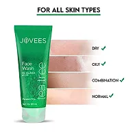 Jovees Herbal Tea Tree Oil Control Face Wash For Oily and Sensitive Skin ndash; Paraben  Alcohol Free, 120 ML (Pack of 2)-thumb4