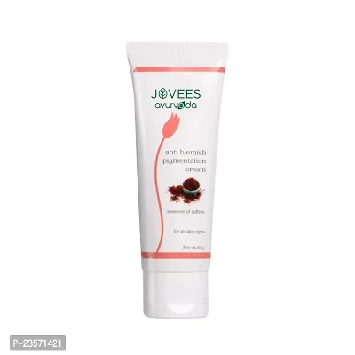 Jovees Herbal Anti Blemish Pigmentation Cream For Women/Men | Pigmentation and Blemish Removal | Clean and Clear Skin |100% Natural | Paraben and Alcohol Free | 60GM-thumb0
