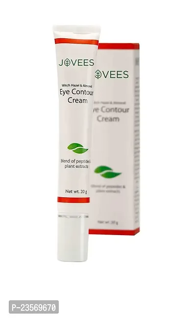 Jovees Herbal Eye Contour Cream with Hazel  Almond (20g)-thumb2