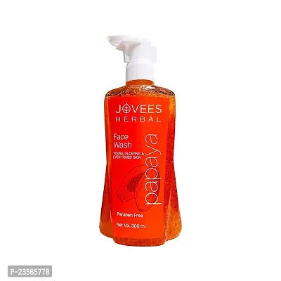 Jovees Herbal Papaya Face Wash For Women/Men | Brightening and Glowing Skin | Removes Pigmentation and Dark Spots | For All Skin Types 120 ML