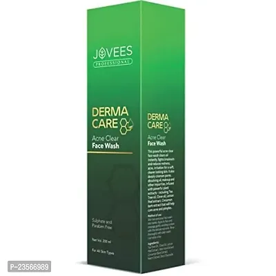 Jovees Professional Derma Care Acne Clear Face Wash For All Skin Types, 200ml