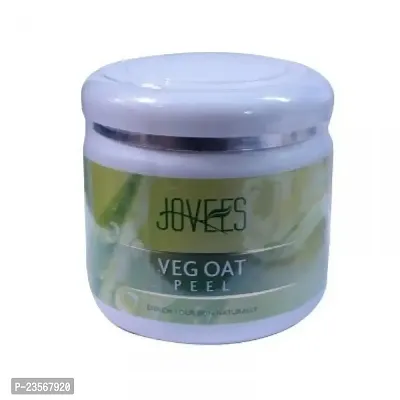 Jovees Veg Oat Face Peel Removes Acne Pimple and Tanning | with Almond Powder and Wheat Grain 250g-thumb3
