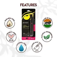 Jovees Herbal New Signature Kajal With Extra Smooth Tip, 3 gms | Herbal Kohl | Smudge Free | Lasts Upto 6 Hours | Deepest Black-thumb2