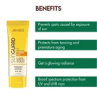 Jovees Herbal Sun Guard Lotion SPF 60 PA++++ | 3 in 1 Matte Lotion | Daily Use, UVA/UVB Protection, Moisture Balance, Even Tone Skin | Boot star 4 Rating | For Women/Men 100 ML-thumb3