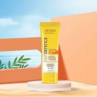 Jovees Herbal Sun Defence Cream SPF 50 | Broad Spectrum PA+++ | UVA/UVB Protection | Lightweight | Quick Absorption | For All Skin Types 100G-thumb2