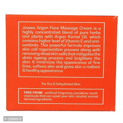 Jovees Herbal Argan Oil Face Massage Cream With Papaya Enzyme For Normal To Dry Skin 50G-thumb5