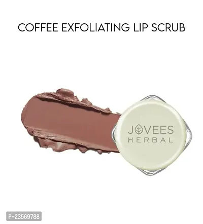 Jovees Herbal Coffee Exfoliating Lip Scrub For Soft and Supple Lips 8g-thumb3