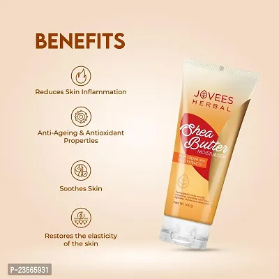 Jovees Moisturiser - Shea Butter, 100g Tube-thumb4